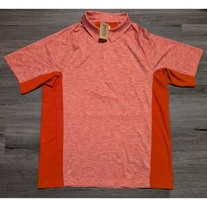 NWT Duluth Trading Men's Orange Breezeshooter Quarter Zip Vented Shirt Size M